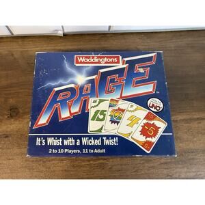 Rage Card Game Vintage 1986 Waddington UK Open box - Cards Sealed